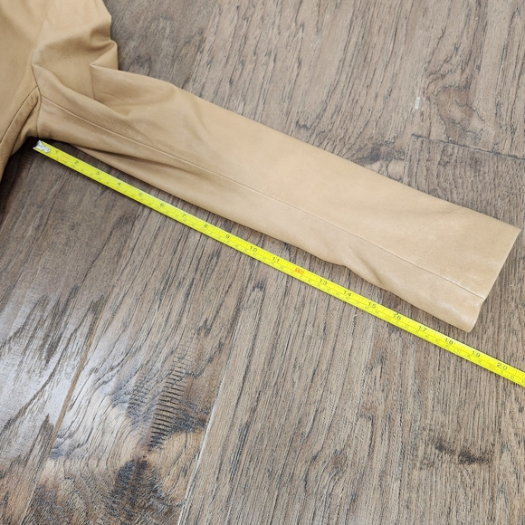 THEORY Lanai tan leather jacket - Picture 10 of 11